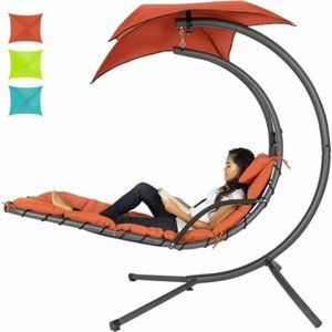 PATIO HANGING HELICOPTER DREAM LOUNGER CUSHION STAND CHAIR SWING HAMMOCK CHAIN
